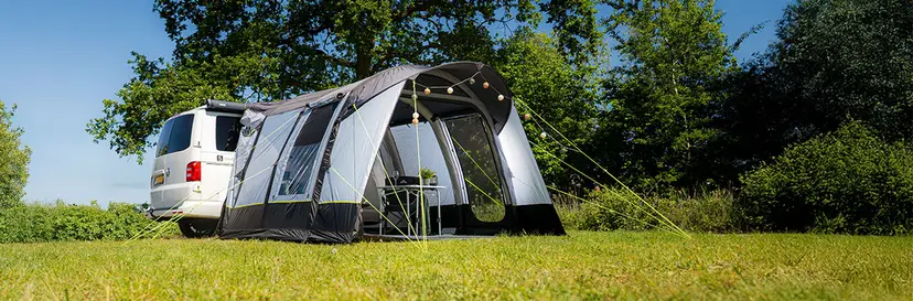 What types of campervan awnings are available?